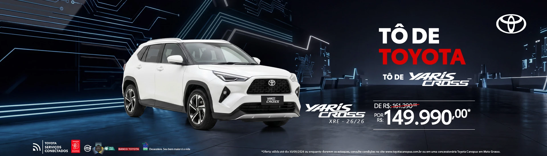 BANNER SITE 1920x550 - Yaris Cross XRE